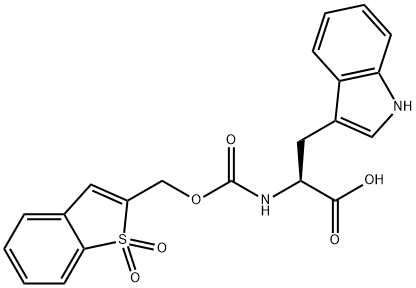 N-BSMOC-L-色氨酸 结构式