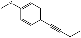 Benzene, 1-(1-butynyl)-4-methoxy- (9CI) Structure
