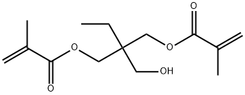 2-ethyl-2-(hydroxymethyl)-1,3-propanediyl bismethacrylate Structure