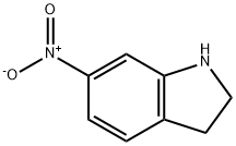 6-ニトロインドリン 化学構造式