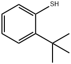 2-tert-ブチルベンゼンチオール 化学構造式