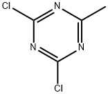 2,4-ジクロロ-6-メチルトリアジン 化学構造式