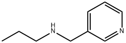 N-(3-ピリジニルメチル)-1-プロパンアミン 化学構造式