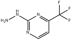 2-ヒドラジノ-4-(トリフルオロメチル)ピリミジン 化学構造式