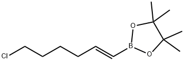 反式-6-氯-1-己烯-1-基硼酸频那醇酯,197313-32-9,结构式
