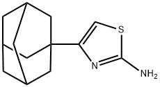 4-(1-アダマンチル)-2-アミノチアゾール 化学構造式