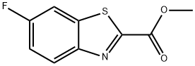 2-Benzothiazolecarboxylicacid,6-fluoro-,methylester(9CI) Struktur