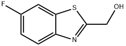 2-Benzothiazolemethanol,6-fluoro-(9CI) Structure
