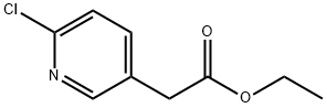 2-CHLOROPYRIDINE-5-ACETIC ACID ETHYL ESTER Struktur