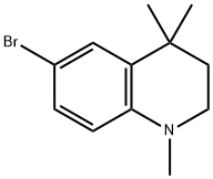 6-溴-1,4,4-三甲基-1,2,3,4-四氢喹啉,197379-70-7,结构式