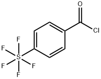 4-(PENTAFLUOROSULFANYL)BENZOYL CHLORIDE Struktur