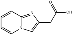 咪唑并[1,2-A]吡啶-2-乙酸, 19741-30-1, 结构式
