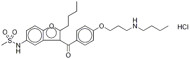 197431-02-0 N-[2-丁基-3-[4-[3-(丁基氨基)丙氧基]苯甲酰基]-5-苯并呋喃基]甲磺酰胺盐酸盐