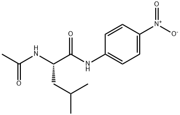 N-乙酰-L-亮氨酰对硝基苯胺, 19746-40-8, 结构式