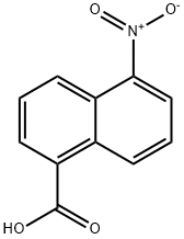 5-NITRO-NAPHTHALENE-1-CARBOXYLIC ACID Structure