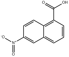 1-NAPHTHALENECARBOXYLIC ACID, 6-NITRO- Structure