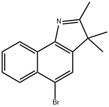 6-Bromo-2,3,3-trimethyl-4,5-benzoindolenine Structure