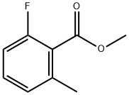 2-フルオロ-6-メチル安息香酸メチル 化学構造式