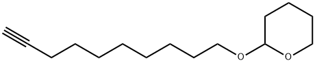 10-[(テトラヒドロ-2H-ピラン)-2-イルオキシ]-1-デシン 化学構造式
