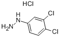 3,4-Dichlorophenylhydrazine hydrochloride Struktur