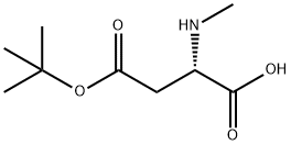 N-ME-ASP(OTBU)-OH Structure