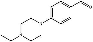 4-(4-エチルピペラジン-1-イル)ベンズアルデヒド 化学構造式