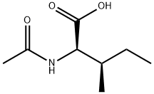 乙酰-D-异亮氨酸, 19764-31-9, 结构式