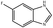 5-フルオロ-1H-ベンズイミダゾール 化学構造式