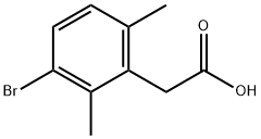 2-(3-broMo-2,6-diMethylphenyl)acetic acid Structure