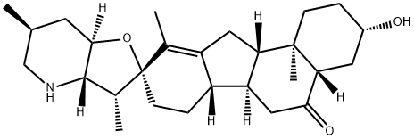 贝母辛, 19773-24-1, 结构式