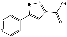 5-PYRIDIN-4-YL-4H-PYRAZOLE-3-CARBOXYLIC ACID Structure