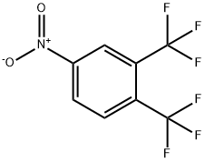 3,4-BIS(TRIFLUOROMETHYL)NITROBENZENE, 1978-20-7, 结构式