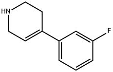 4-(3-FLUOROPHENYL)-1,2,3,6-TETRAHYDROPYRIDINE Structure