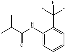 PropanaMide, 2-Methyl-N-[2-(trifluoroMethyl)phenyl]- 结构式