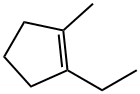 1-メチル-2-エチル-1-シクロペンテン 化学構造式