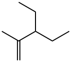 2-メチル-3-エチル-1-ペンテン 化学構造式