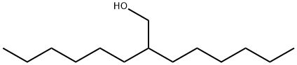 2-ヘキシル-1-n-オクタノール 化学構造式