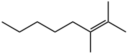 2,3-DIMETHYL-2-OCTENE Structure