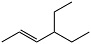 (E)-4-エチル-2-ヘキセン 化学構造式