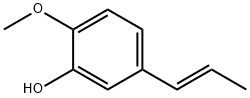 (E)-2-甲氧基-5-(丙-1-烯-1-基)苯酚,19784-98-6,结构式