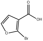 2-Bromo-3-furoic acid Struktur