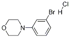 4-(3-Bromophenyl)morpholine, HCl Structure