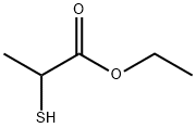 2-メルカプトプロピオン酸エチル 化学構造式