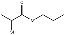 2-巯基丙酸丙酯, 19788-50-2, 结构式