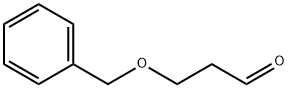 3-(ベンジルオキシ)プロパナール 化学構造式