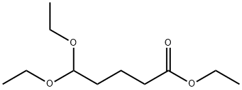 5,5-ジエトキシ吉草酸エチル 化学構造式