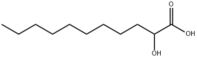 2-ヒドロキシウンデカン酸 化学構造式