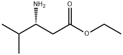 (R)-3-AMINO-4-METHYLPENTANOICACIDETHYLESTER, 197904-08-8, 结构式