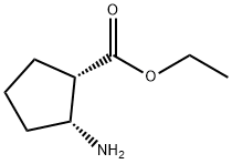 Ethyl (1S,2R)-2-aminocyclopentanecarboxylate Structure