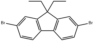 2,7-二溴-9,9-二乙基芴 结构式